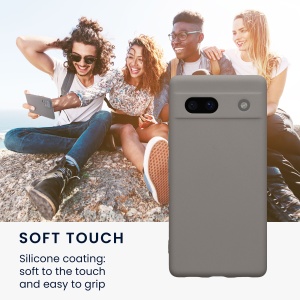 Husa Kwmobile pentru Google Pixel 7a, Bej, Silicon, KWM000019YF043C - Img 3