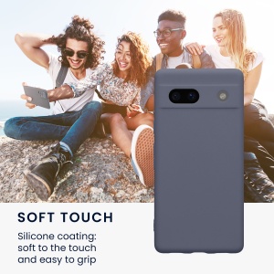 Husa Kwmobile pentru Google Pixel 7a, Gri, Silicon, KWM000019YF037C - Img 3