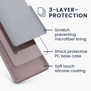 Husa Kwmobile pentru Google Pixel 7a, Mov, Silicon, KWM000019YE018C - Img 5