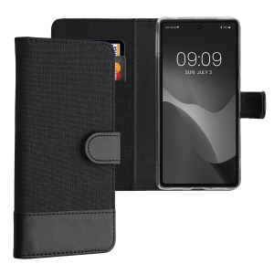 Husa Kwmobile pentru Google Pixel 7a, Negru, Textil, KWM000020HX002C - Img 1