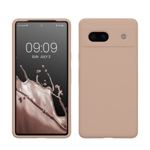 Husa Kwmobile pentru Google Pixel 7a, Roz, Silicon, KWM000019YE032C - Img 1