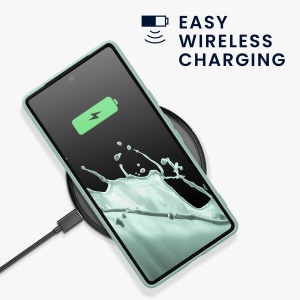 Husa Kwmobile pentru Google Pixel 7a, Verde deschis, Silicon, 61614.200 - Img 6
