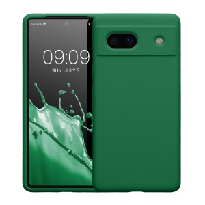 Husa Kwmobile pentru Google Pixel 7a, Verde, Silicon, KWM000019YE020C - Img 3