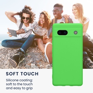 Husa Kwmobile pentru Google Pixel 7a, Verde, Silicon, KWM000019YF042C - Img 3