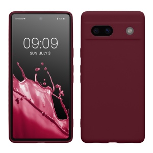 Husa Kwmobile pentru Google Pixel 7a, Visiniu, Silicon, 61598.187 - Img 1