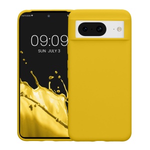 Husa Kwmobile pentru Google Pixel 8, Galben, Silicon, 61855.165 - Img 2