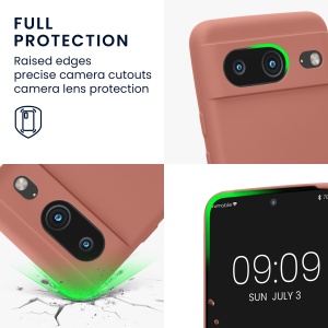 Husa Kwmobile pentru Google Pixel 8, Roz, Silicon, 61859.193 - Img 4