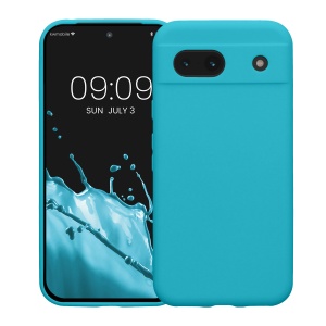 Husa Kwmobile pentru Google Pixel 8a, Albastru deschis, Silicon, KWM000020KU017C - Img 2