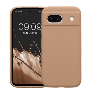 Husa Kwmobile pentru Google Pixel 8a, Crem, Silicon, KWM000020KQ043C - Img 2