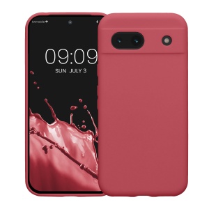 Husa Kwmobile pentru Google Pixel 8a, Roz inchis, Silicon, KWM000020KU016C - Img 2