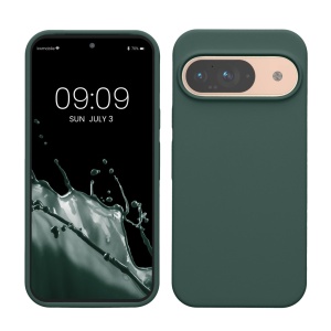 Husa Kwmobile pentru Google Pixel 9/Pixel 9 Pro, Verde inchis, Silicon, KWM000020PI025C - Img 1