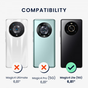 Husa Kwmobile pentru Honor Magic 4 Lite 5G, Silicon, Negru, 58580.47 - Img 6