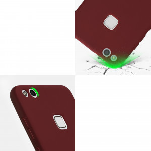 Husa kwmobile pentru Huawei P10 Lite, Silicon, Visiniu, 41386.187 - Img 8