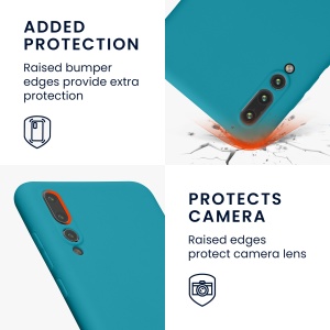 Husa Kwmobile pentru Huawei P20 Pro, Albastru, Silicon, KWM000008PZ019C - Img 4