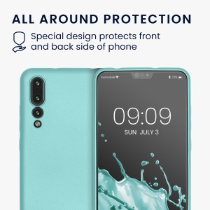 Husa Kwmobile pentru Huawei P20 Pro, Verde deschis, Silicon, KWM0000193G007C - Img 6