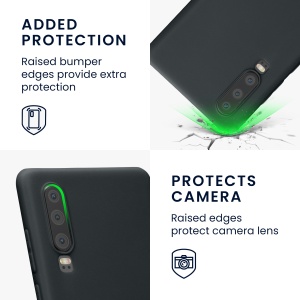 Husa Kwmobile pentru Huawei P30, Albastru inchis, Silicon, KWM000009MF024C - Img 4