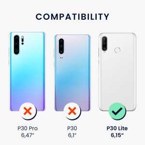 Husa Kwmobile pentru Huawei P30 Lite, Albastru, Silicon, KWM000009NH064C - Img 6