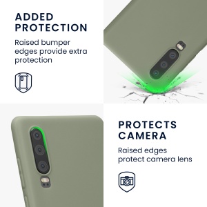Husa Kwmobile pentru Huawei P30, Verde deschis, Silicon, KWM000009MF019C - Img 4
