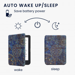 Husa kwmobile pentru Kobo Clara 2E, Piele ecologica, Multicolor, 60056.13 - Img 1