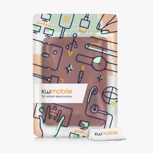 Husa Kwmobile pentru Kobo Clara 2E, Rosu inchis, Piele ecologica, KWM000017UJ009C - Img 7