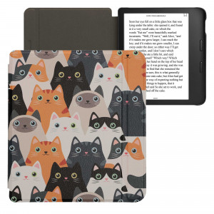 Husa kwmobile pentru Kobo Libra 2, Piele ecologica, Multicolor, 56575.67 - Img 2