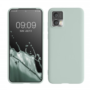 Husa kwmobile pentru Motorola Edge 30 Neo, Silicon, Verde, 60081.200 - Img 1
