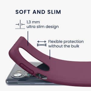 Husa Kwmobile pentru Motorola Edge 30 Pro/Edge Plus/Edge X30, Silicon, Violet, 57060.187 - Img 3