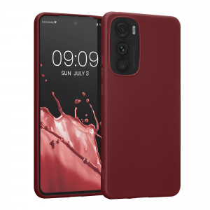 Husa Kwmobile pentru Motorola Edge 30, Silicon, Rosu, 59412.187 - Img 1