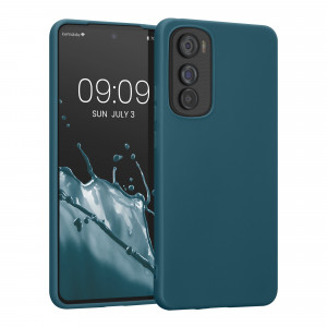Husa Kwmobile pentru Motorola Edge 30, Silicon, Verde, 59412.78 - Img 1
