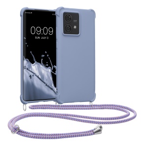 Husa Kwmobile pentru Motorola Edge 40 Neo, Mov, Silicon, KWM000022NX001C - Img 1