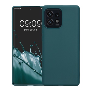 Husa Kwmobile pentru Motorola Edge 40 Pro/Edge Plus (2023), Verde, Silicon, 61343.78 - Img 2