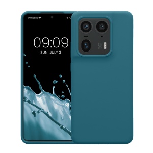 Husa Kwmobile pentru Motorola Edge 50 Ultra, Albastru, Silicon, KWM000022SX003C - Img 2