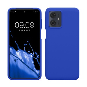 Husa Kwmobile pentru Motorola Moto G64, Albastru, Silicon, KWM000022SS007C - Img 1