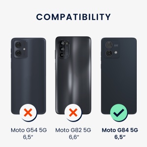 Husa Kwmobile pentru Motorola Moto G84, Albastru, Silicon, KWM000022NO009C - Img 6