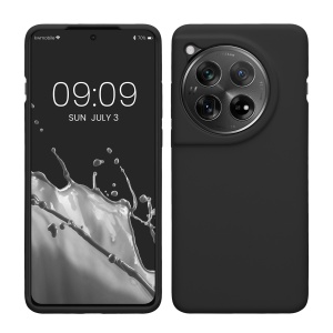 Husa Kwmobile pentru OnePlus 12, Negru, Silicon, KWM000022QC001C - Img 1