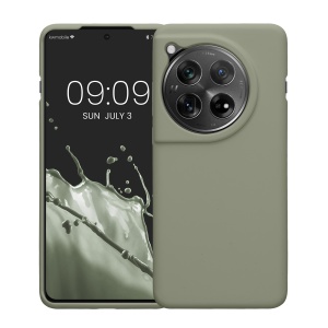 Husa Kwmobile pentru OnePlus 12, Verde deschis, Silicon, KWM000022QC007C - Img 2