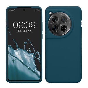 Husa Kwmobile pentru OnePlus 12, Verde inchis, Silicon, KWM000022QC003C - Img 1