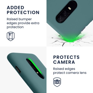 Husa Kwmobile pentru OnePlus 6, Verde deschis, Silicon, KWM0000099A035C - Img 4