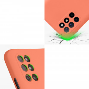 Husa Kwmobile pentru OnePlus 8T, Silicon, Portocaliu, 55350.203 - Img 8