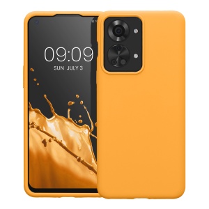 Husa Kwmobile pentru OnePlus Nord 2T, Portocaliu, Silicon, KWM000016CQ021C - Img 2