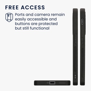 Husa Kwmobile pentru OnePlus Nord 3 5G, Maro/Negru, Lemn/Silicon, 61769.01 - Img 3