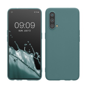 Husa Kwmobile pentru OnePlus Nord CE 5G, Verde deschis, Silicon, KWM000013HO014C - Img 1