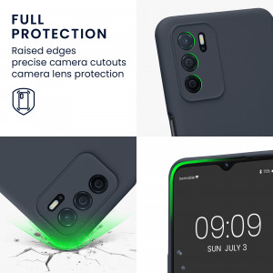 Husa Kwmobile pentru OPPO A16/A16s, Silicon, Negru, 57572.47 - Img 4