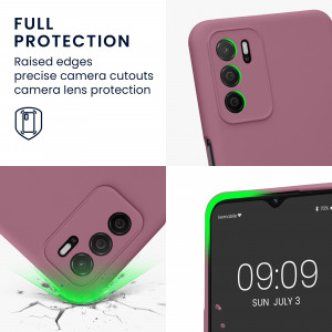 Husa Kwmobile pentru OPPO A16/A16s, Silicon, Violet, 57572.167 - Img 4