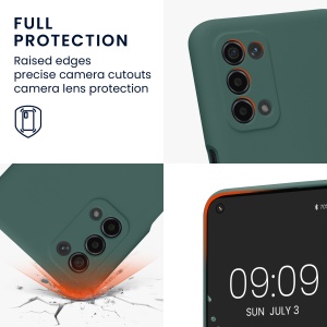 Husa Kwmobile pentru OPPO A74 5G/A54 5G, Verde, Silicon, KWM0000157U021C - Img 3