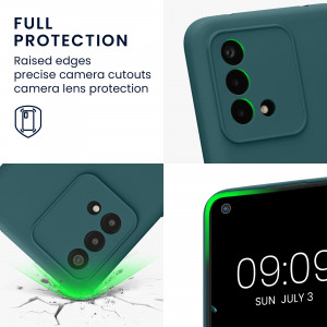 Husa Kwmobile pentru OPPO A74, Silicon, Verde, 58907.57 - Img 4
