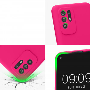 Husa Kwmobile pentru OPPO A94 5G, Silicon, Roz, 58332.77 - Img 8