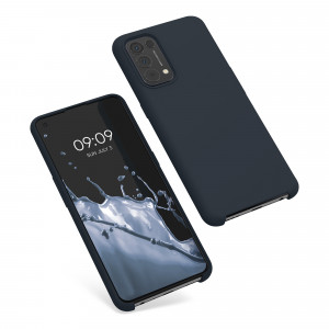 Husa Kwmobile pentru OPPO Find X3 Lite, Silicon, Albastru, 55201.186 - Img 2