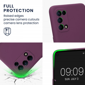 Husa Kwmobile pentru OPPO Find X3 Lite, Silicon, Violet, 57661.187 - Img 4