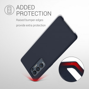 Husa Kwmobile pentru OPPO Find X3 Neo, Silicon, Albastru, 55200.186 - Img 6
